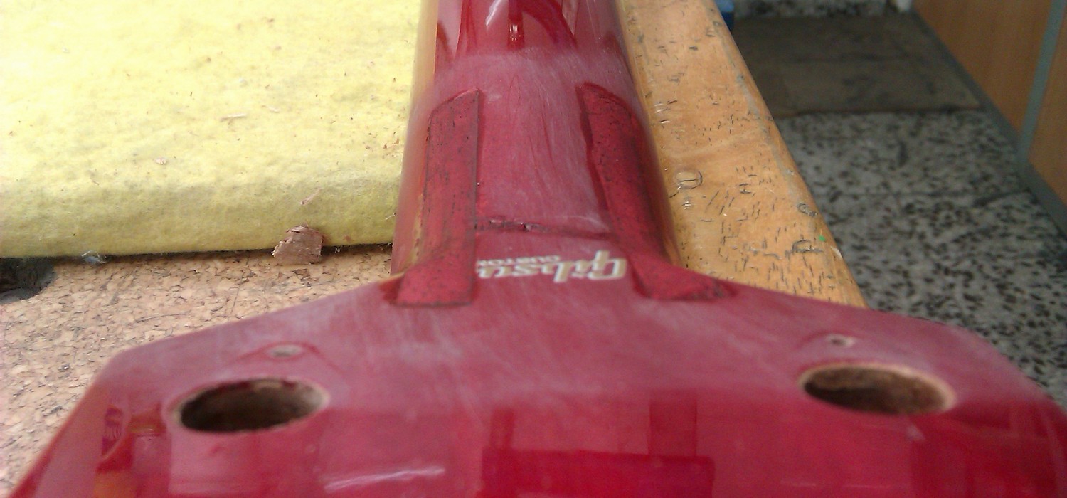 Reparación pala Les Paul Custom