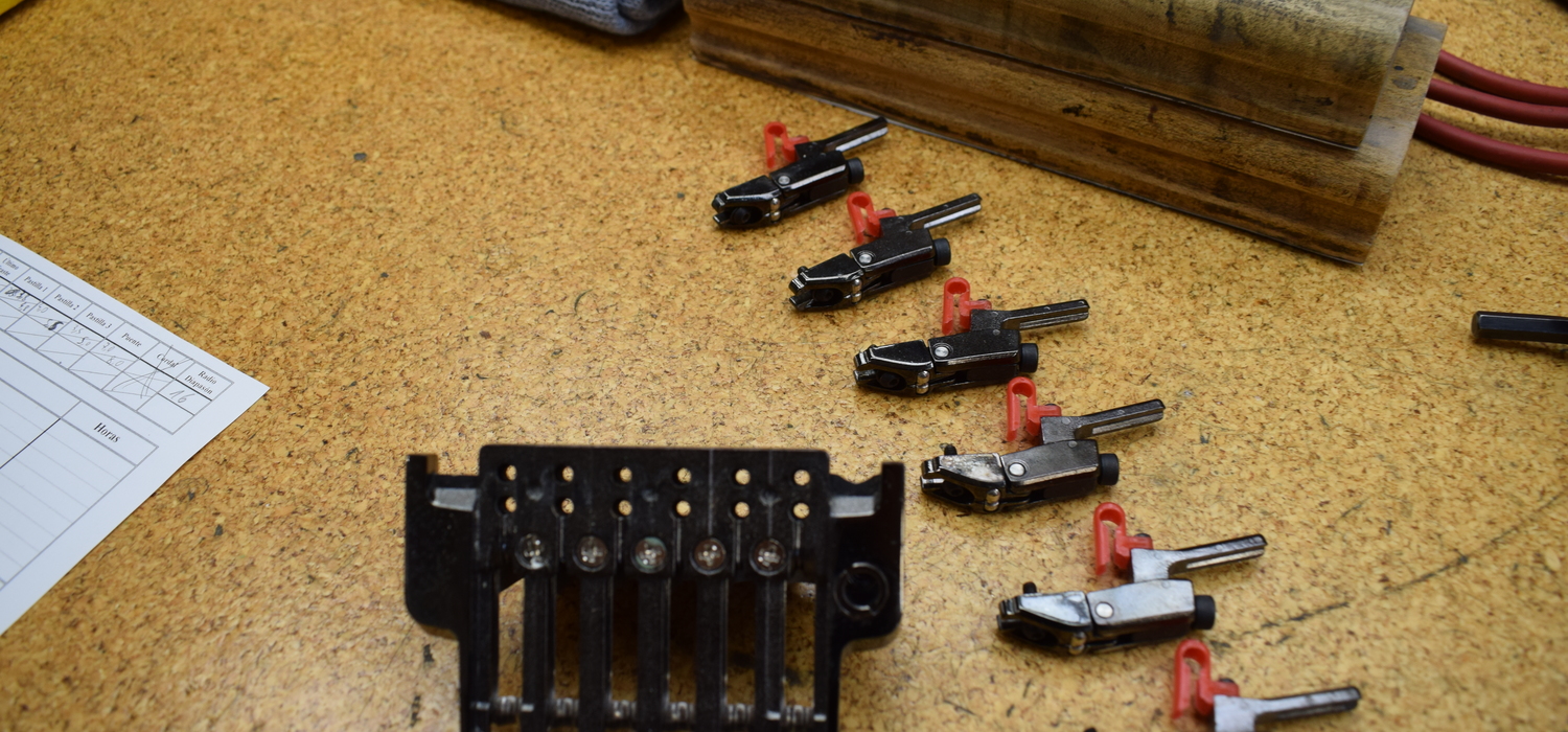 Curso de ajuste y mantenimiento de guitarras y bajos 6 de julio 2019