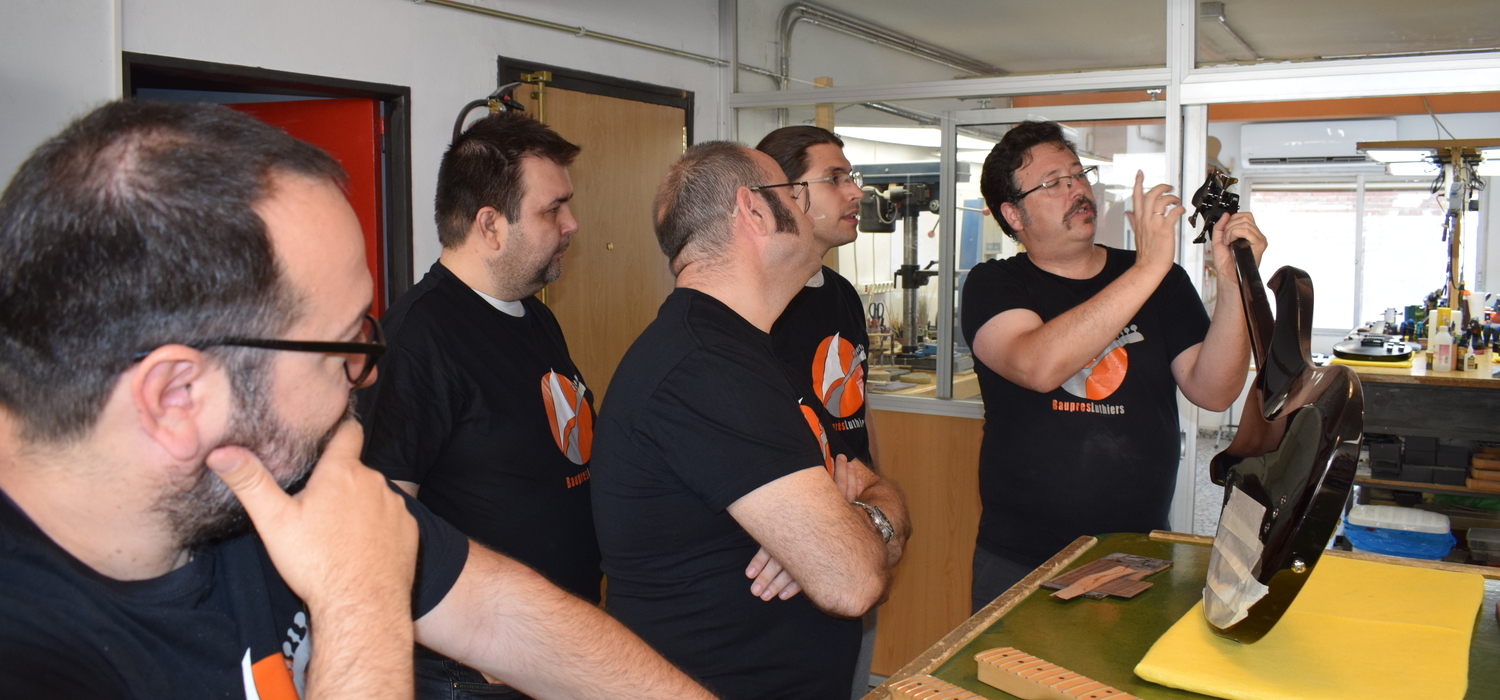 Curso de ajuste y mantenimiento de guitarras y bajos 6 de julio 2019