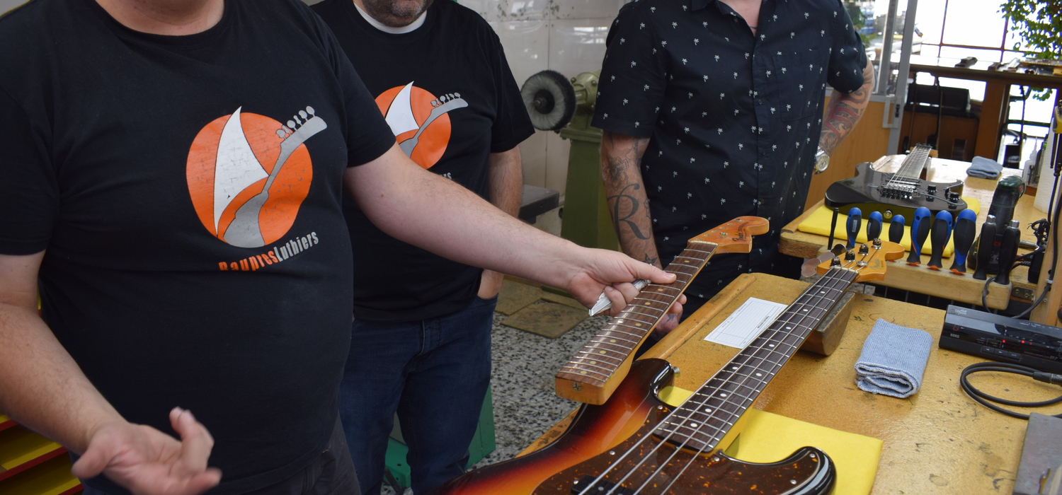 Curso de ajuste y mantenimiento de guitarras y bajos 6 de julio 2019